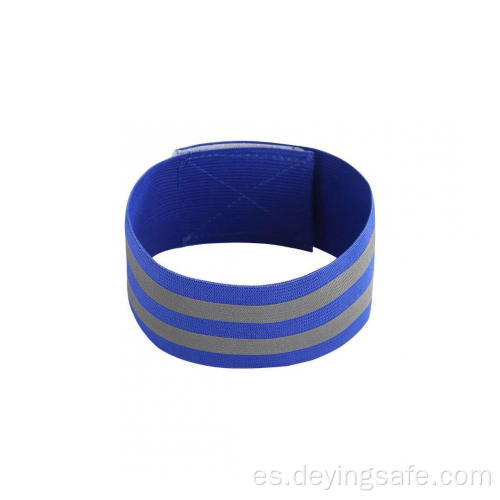 Brazalete elástico reflectante de alta visibilidad para correr